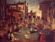 Gentile Bellini The Miracle of the True Cross near the San Lorenzo oil painting reproduction